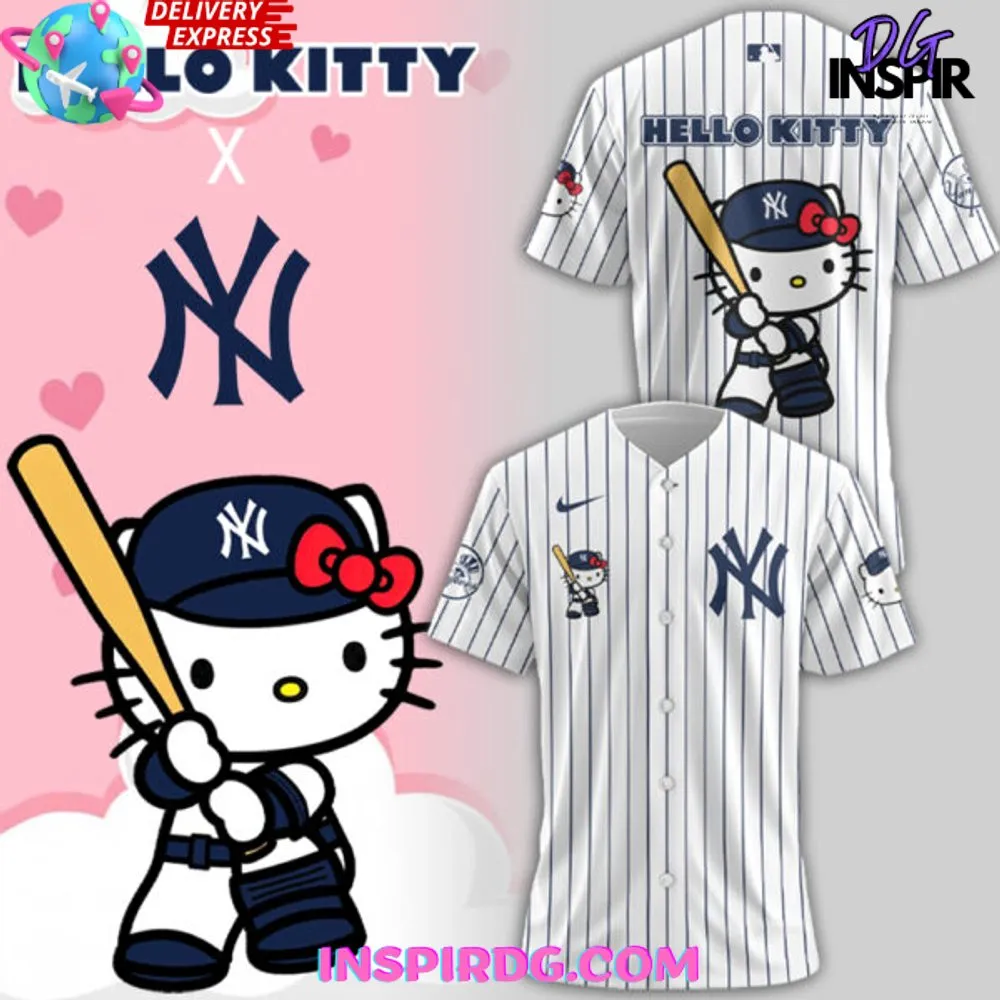 -Hello Kitty x New York Yankees 2024 Baseball Jersey