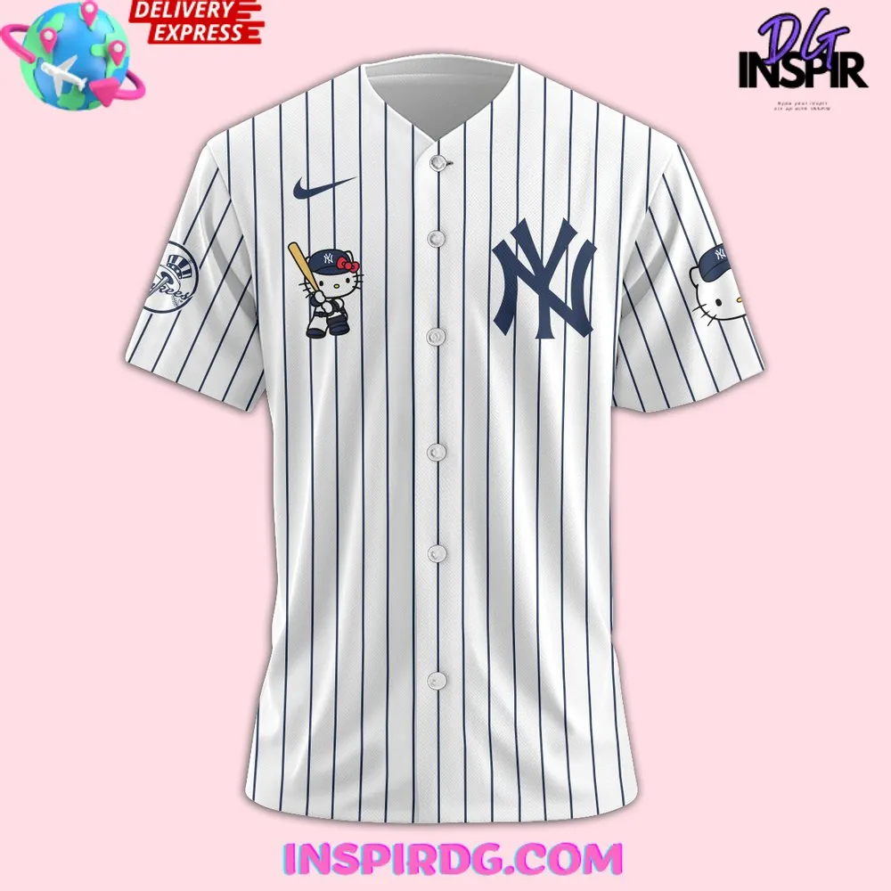 -Hello Kitty x New York Yankees 2024 Baseball Jersey