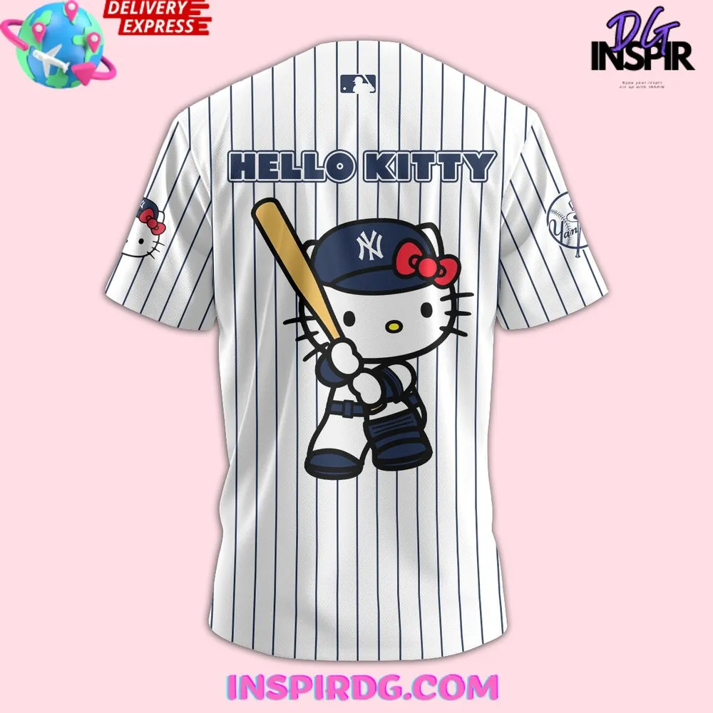 -Hello Kitty x New York Yankees 2024 Baseball Jersey