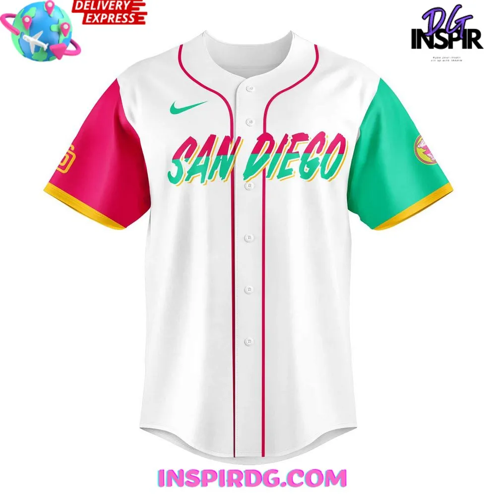 -Hello Kitty x San Diego Padres 2024 Baseball Jersey