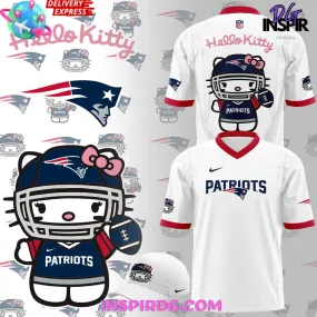 -New England Patriots x Hello Kitty Pink Football Jersey