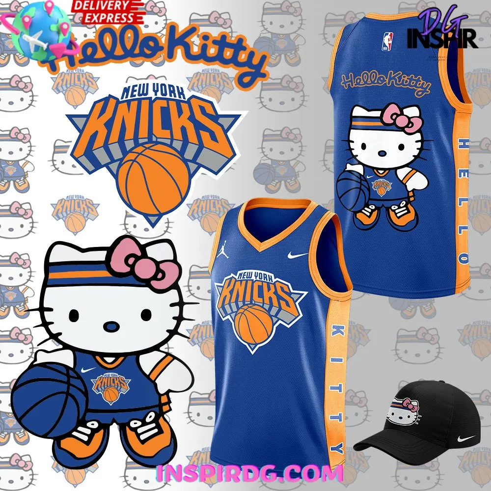 -New York Knicks x Hello Kitty Basketball Jersey