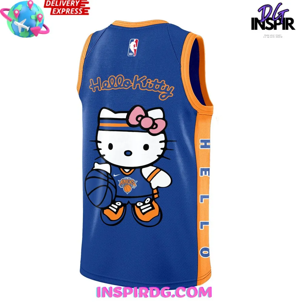 -New York Knicks x Hello Kitty Basketball Jersey