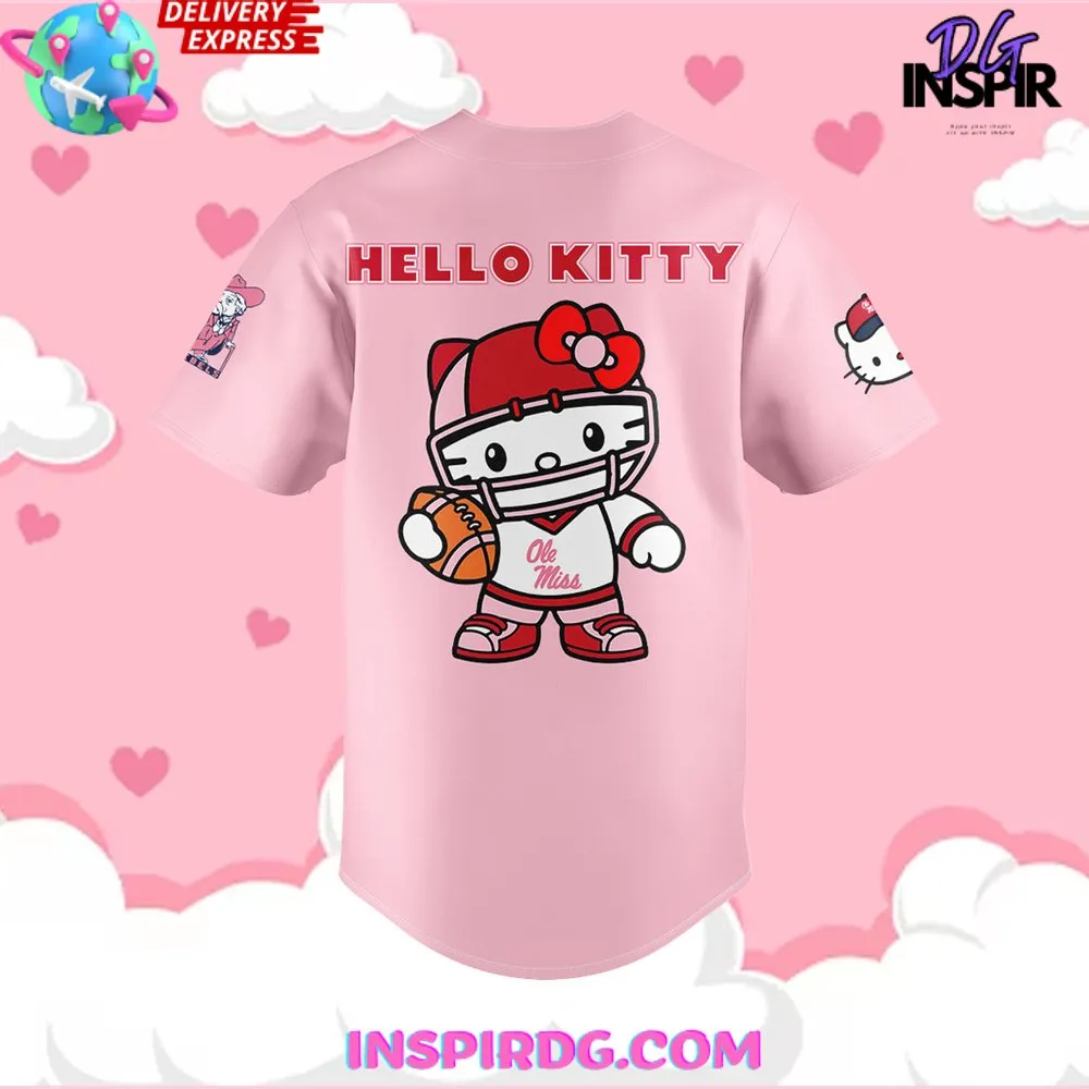 -Ole Miss Rebels x Hello Kitty 2024 Baseball Jersey