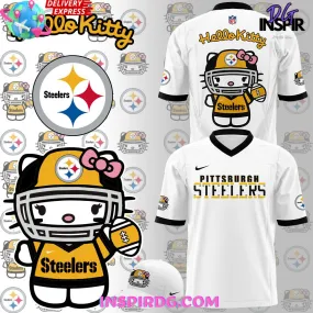 -Pittsburgh Steelers x Hello Kitty 2024 Football Jersey