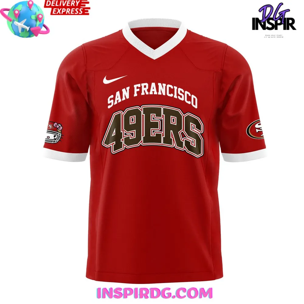 -San Francisco 49ers x Hello Kitty 2024 Football Jersey