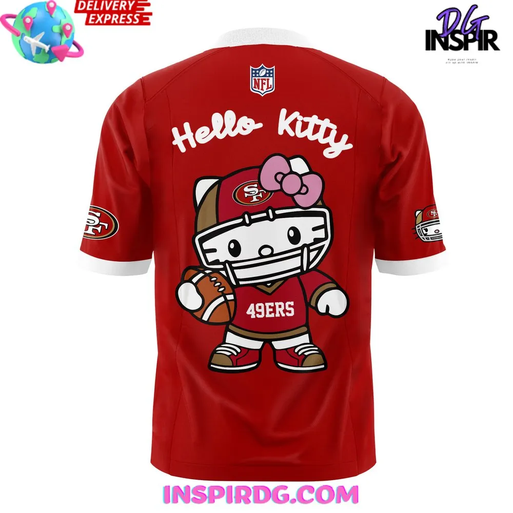 -San Francisco 49ers x Hello Kitty 2024 Football Jersey