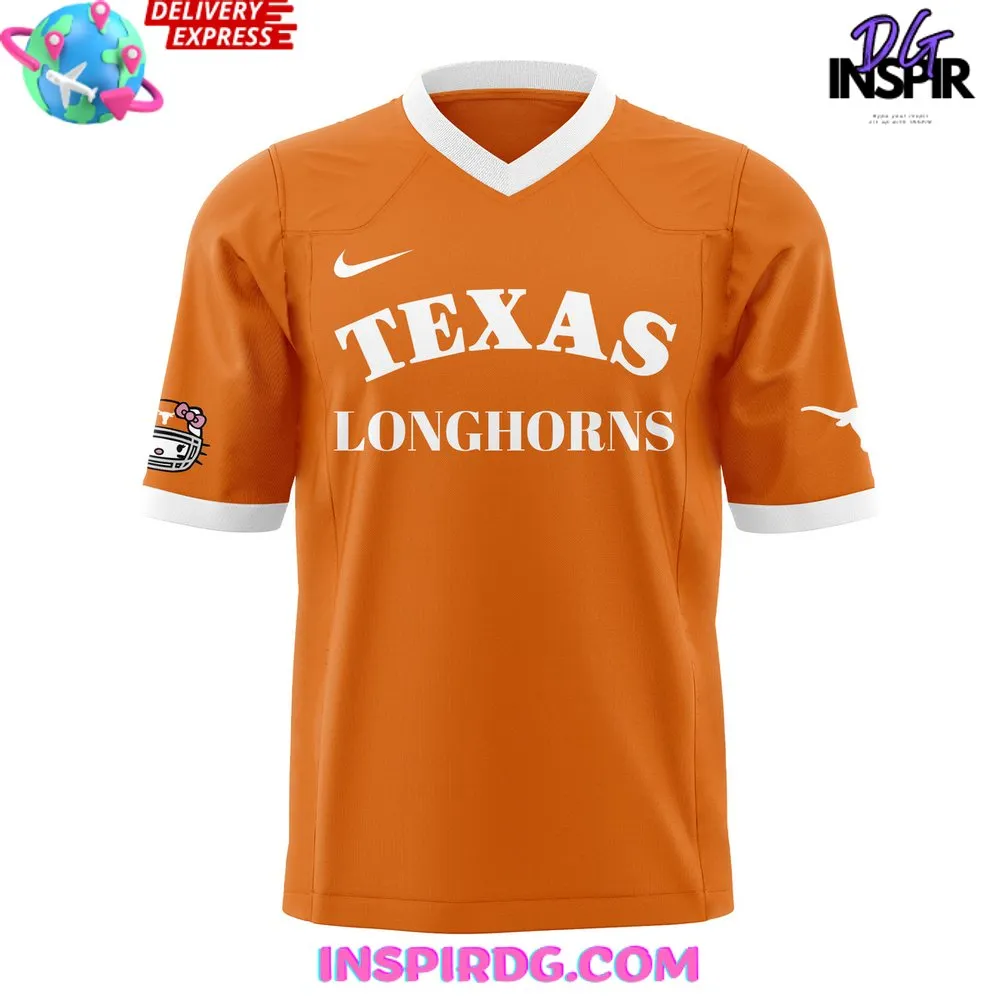 -Texas Longhorns x Hello Kitty Football Jersey