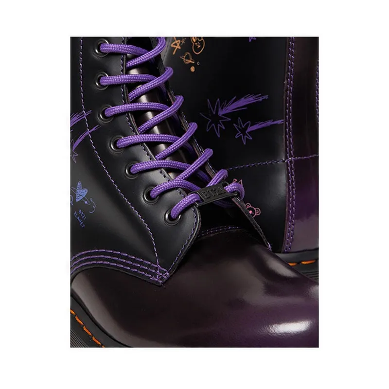 1460 BT21 Unisex Boots- Purple + Black