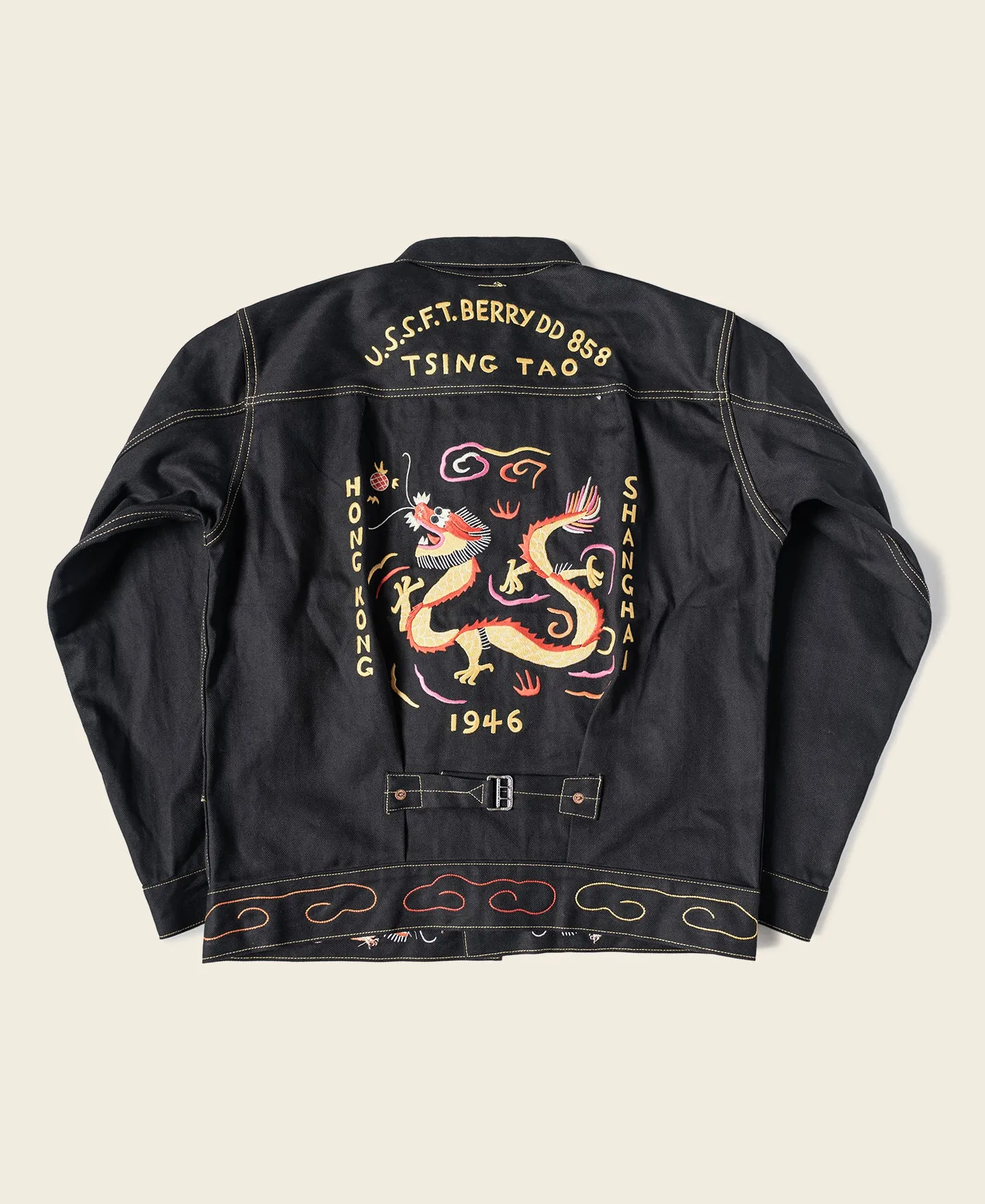 1946 China Dragon Embroidery Souvenir Tour Jacket