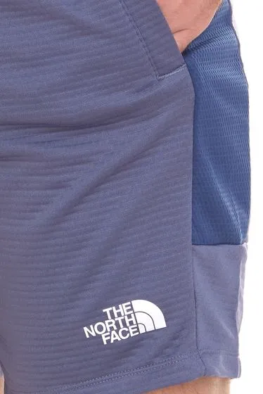 2er Pack THE NORTH FACE Mountain Athletics Herren Fleece-Shorts sportliche Sommer-Hose mit Eingriffstaschen NF0A82300EA1 Blau