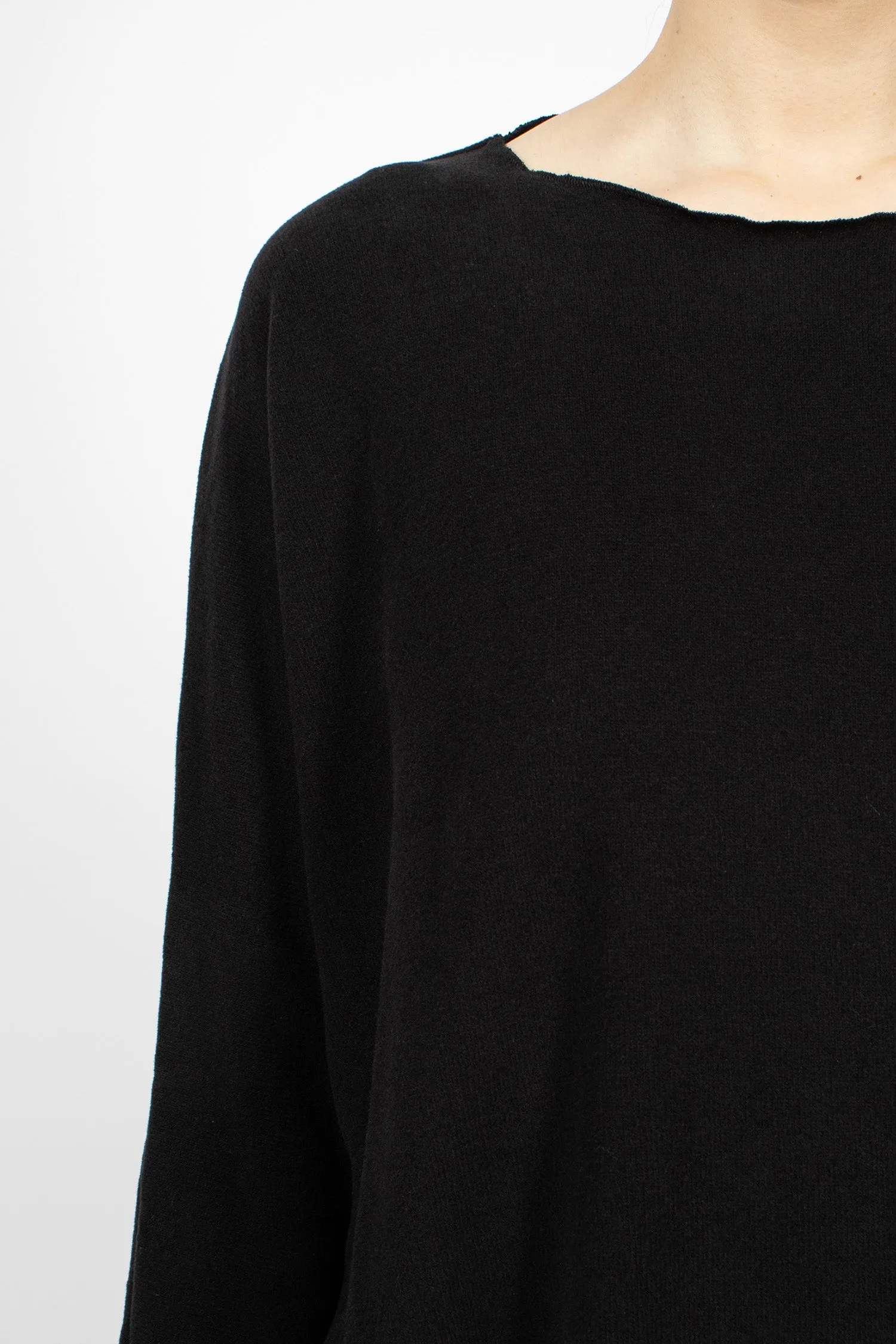 40_234 Boatneck Jumper Black