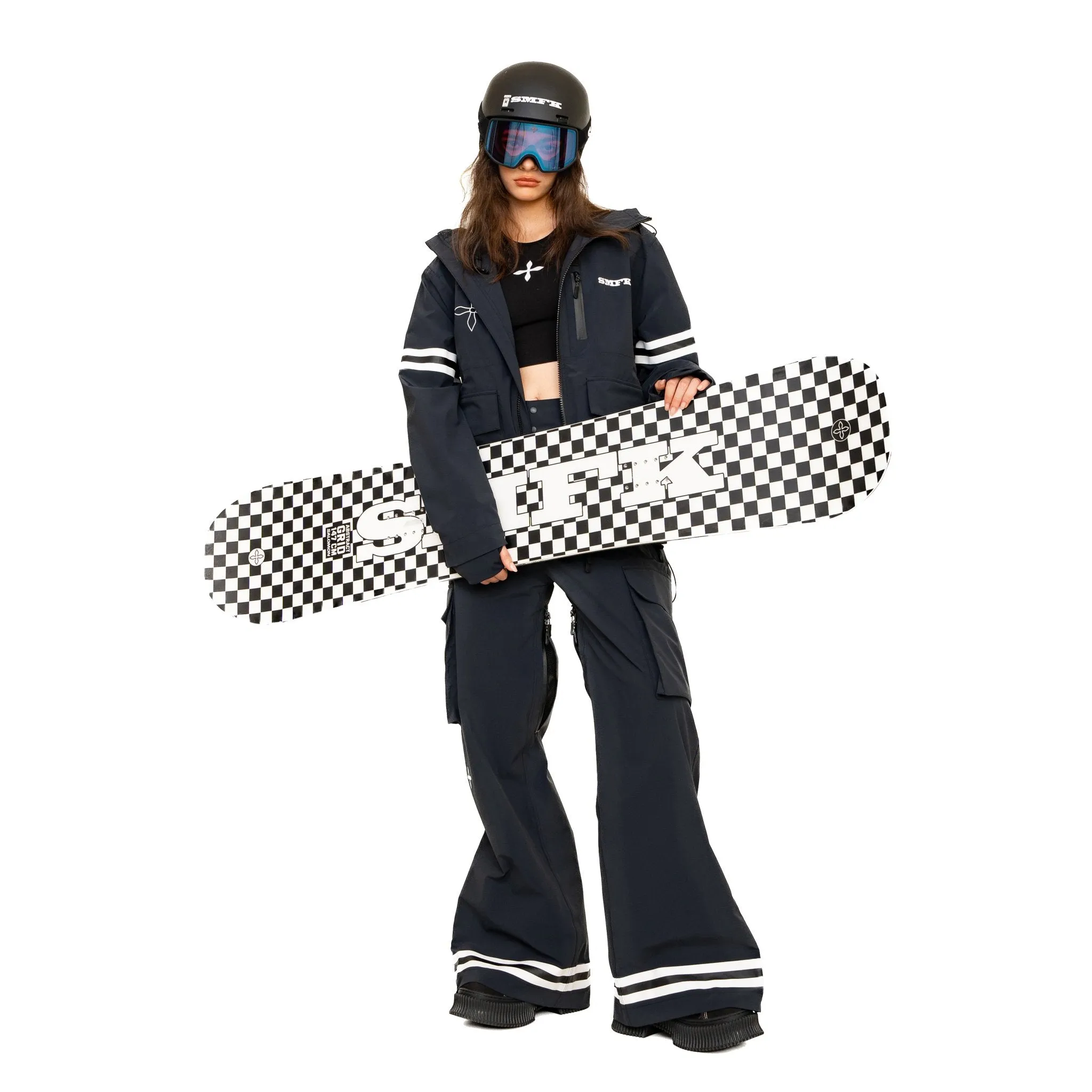 (ABSTRACT) GRID-SMFK X SALOMON Snow Board-