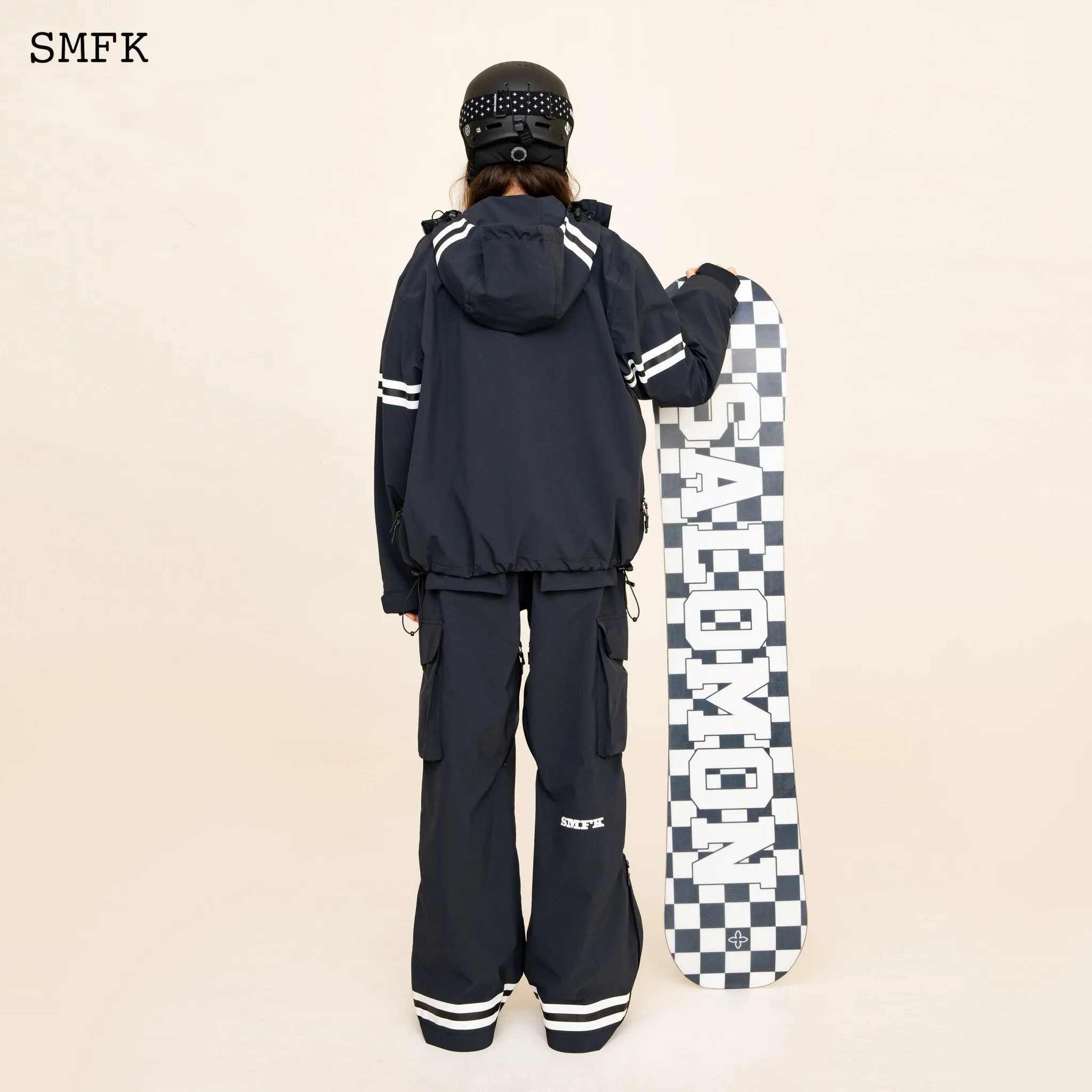 (ABSTRACT) GRID-SMFK X SALOMON Snow Board-