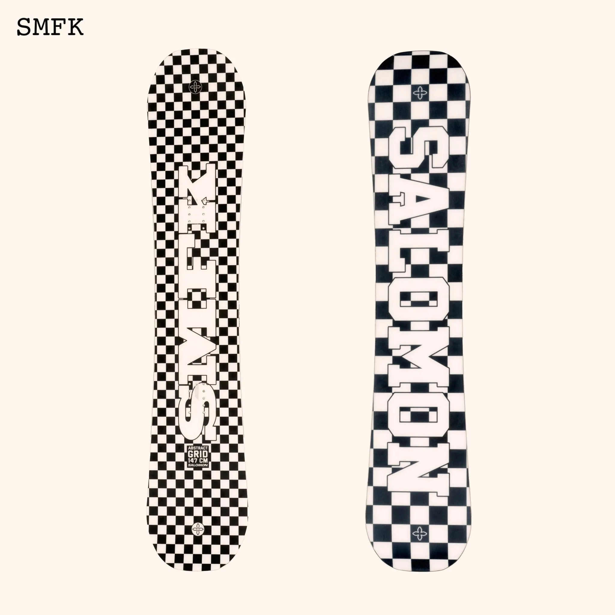 (ABSTRACT) GRID-SMFK X SALOMON Snow Board-