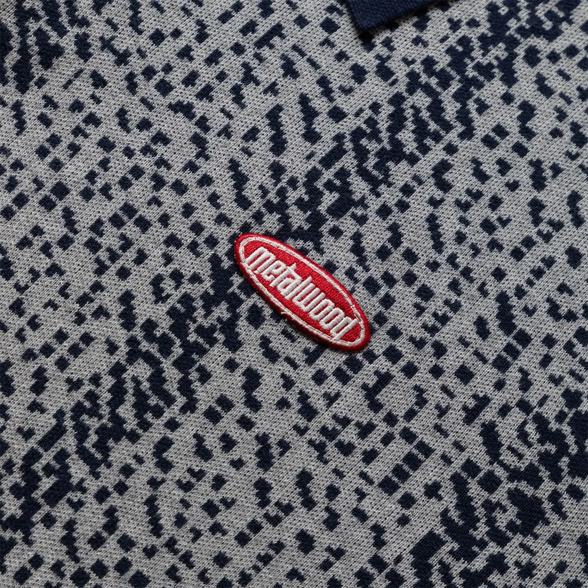 ABSTRACT KNIT POLO NAVY | Bodega