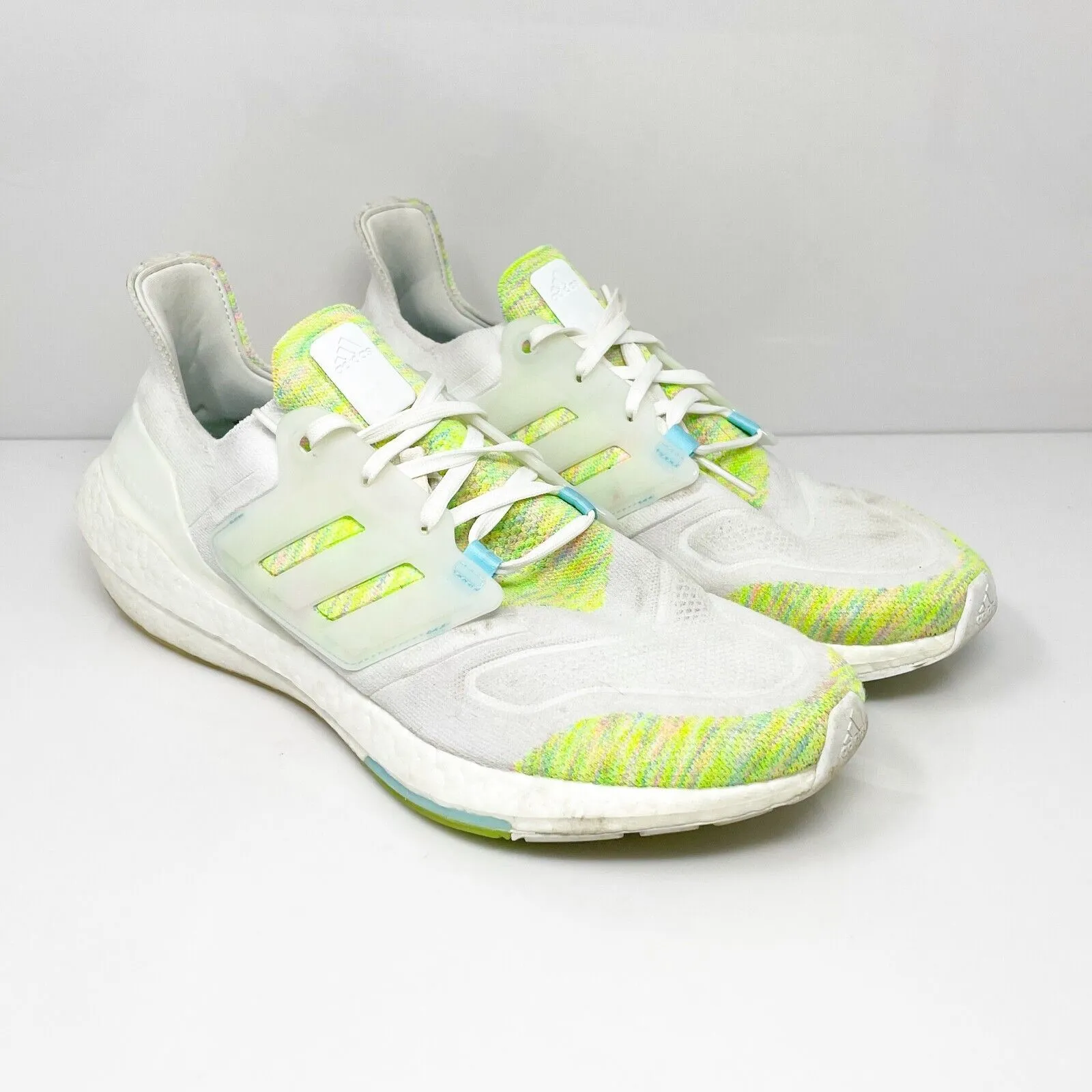 Adidas Mens Ultraboost 22 GX5913 White Running Shoes Sneakers Size 12