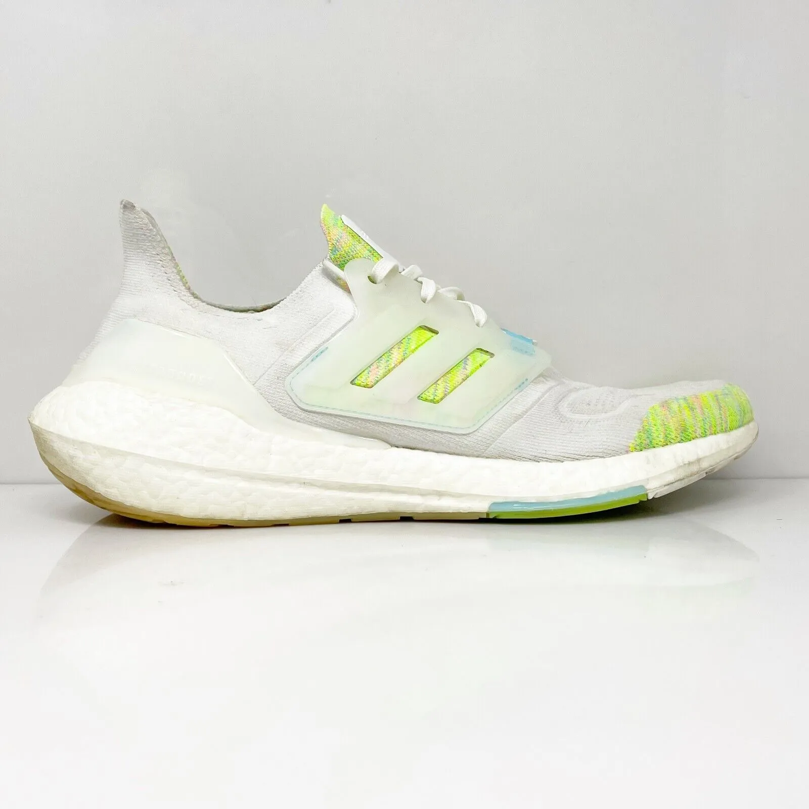 Adidas Mens Ultraboost 22 GX5913 White Running Shoes Sneakers Size 12