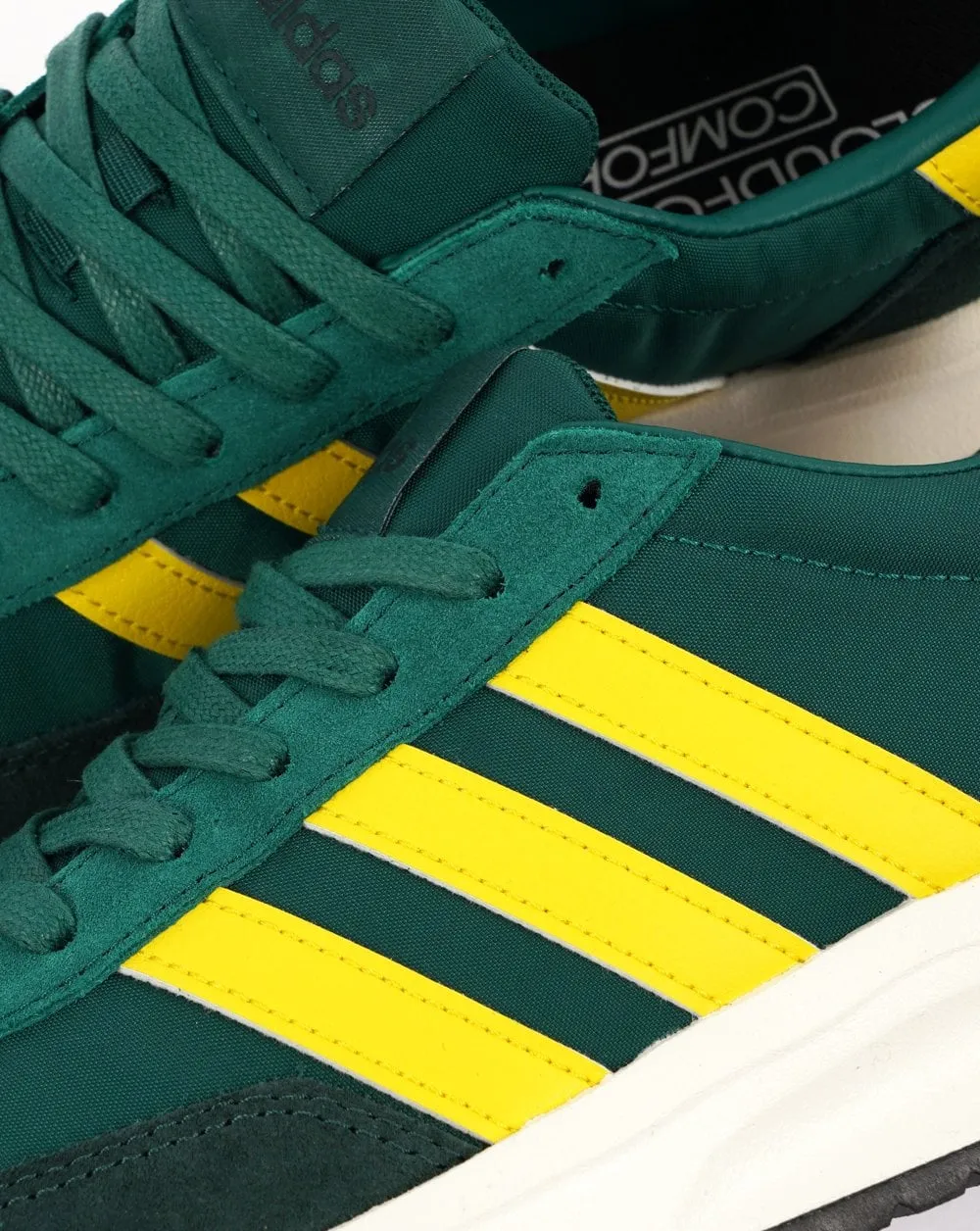 Adidas Run 70s Trainers Green Yellow