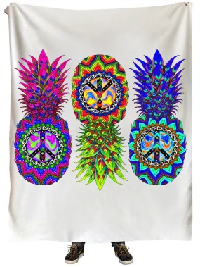 Ananas Trio Plush Blanket