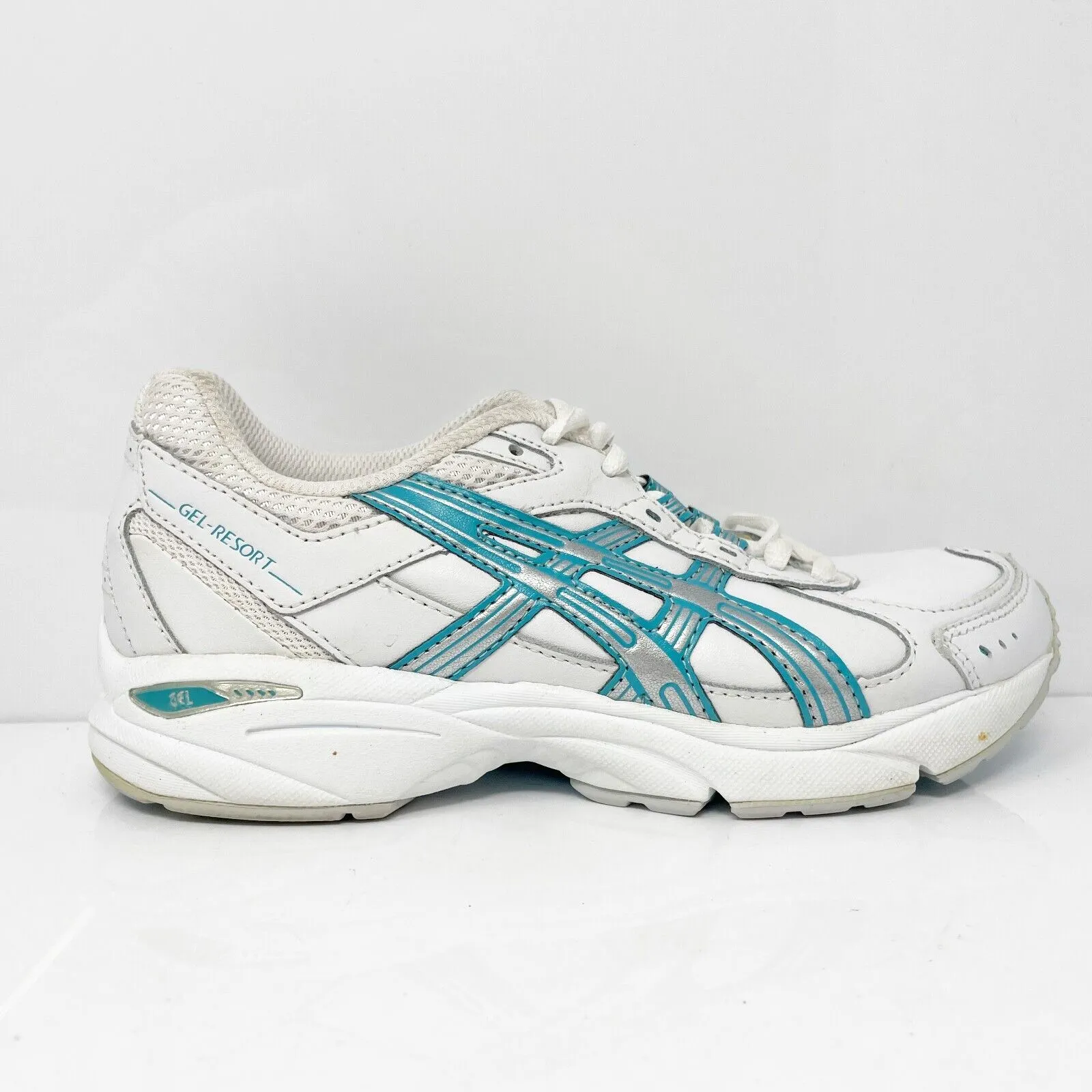 Asics Womens Gel Resort 2 Q053L White Running Shoes Sneakers Size 6