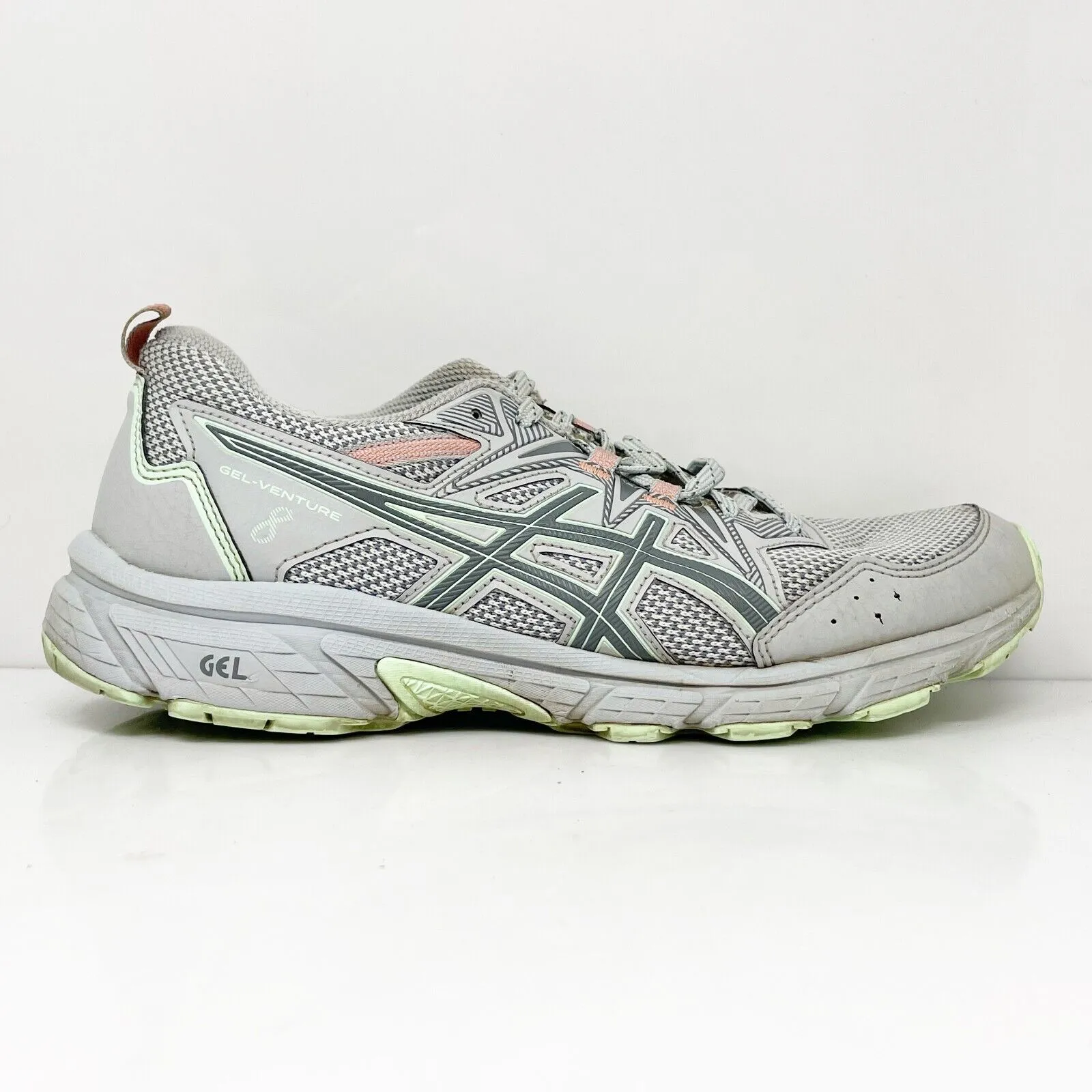 Asics Womens Gel Venture 8 1012B230 Gray Running Shoes Sneakers Size 9.5