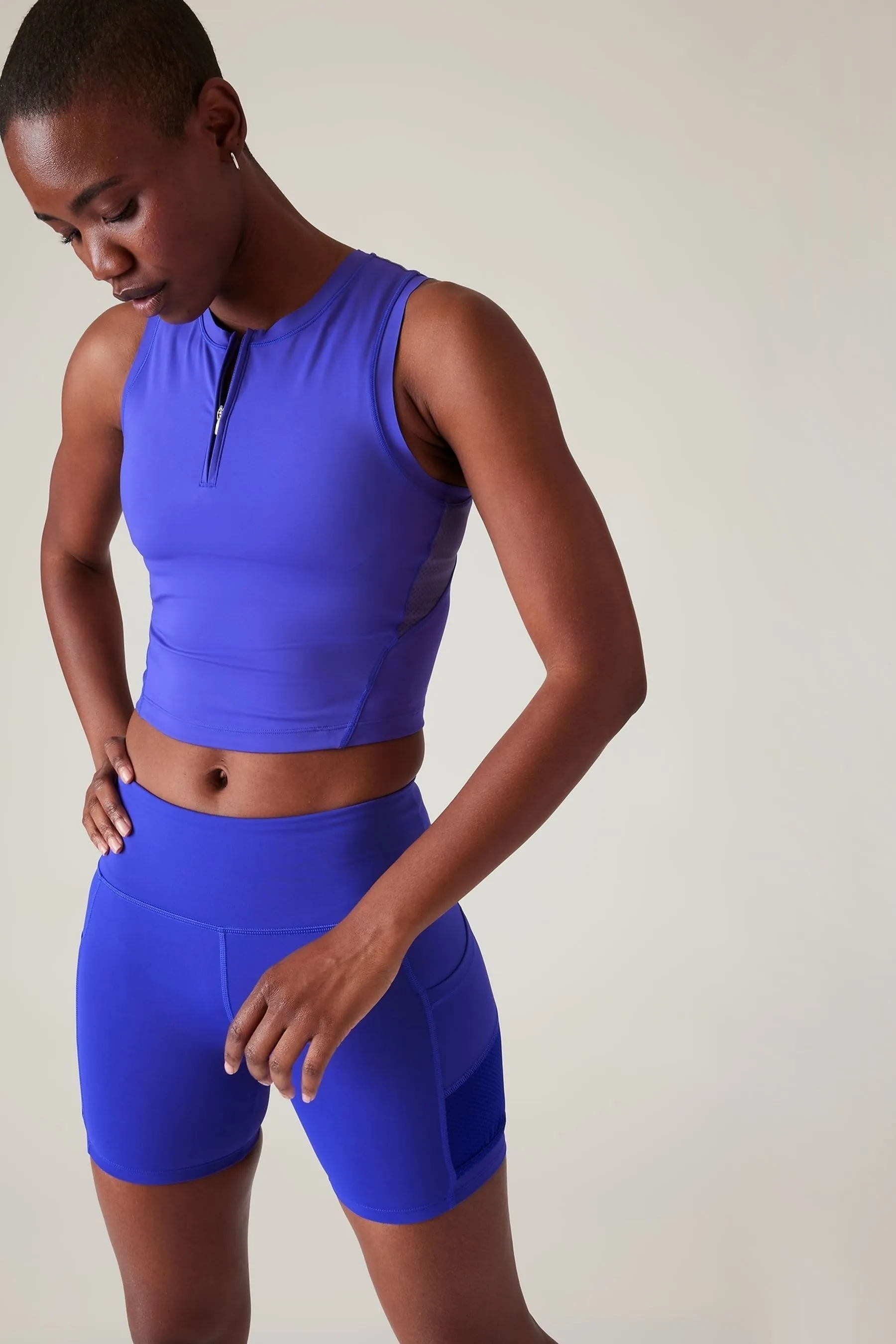 Athleta Blue Advantage Tank Sports Vest