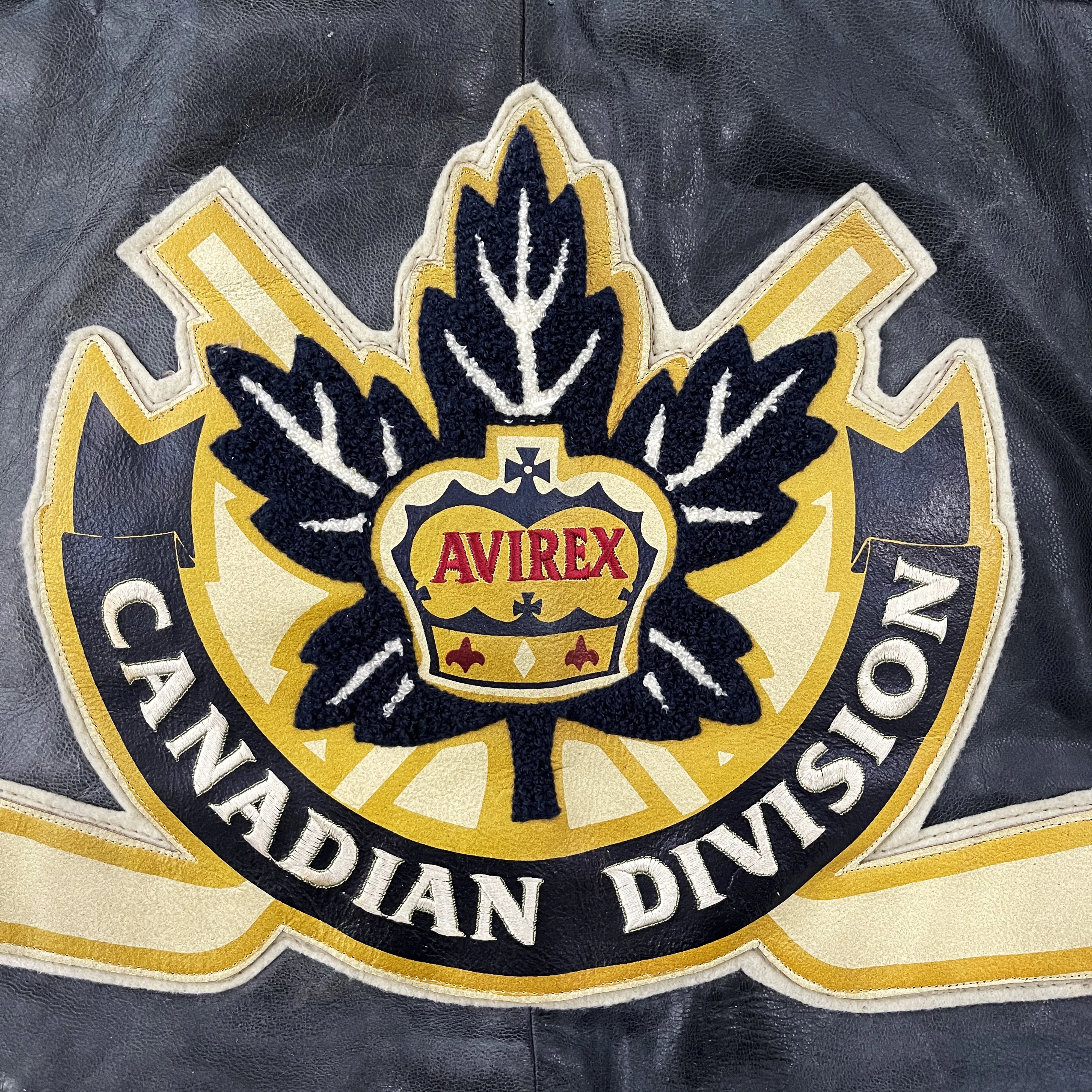 Avirex Leather Varsity Jacket