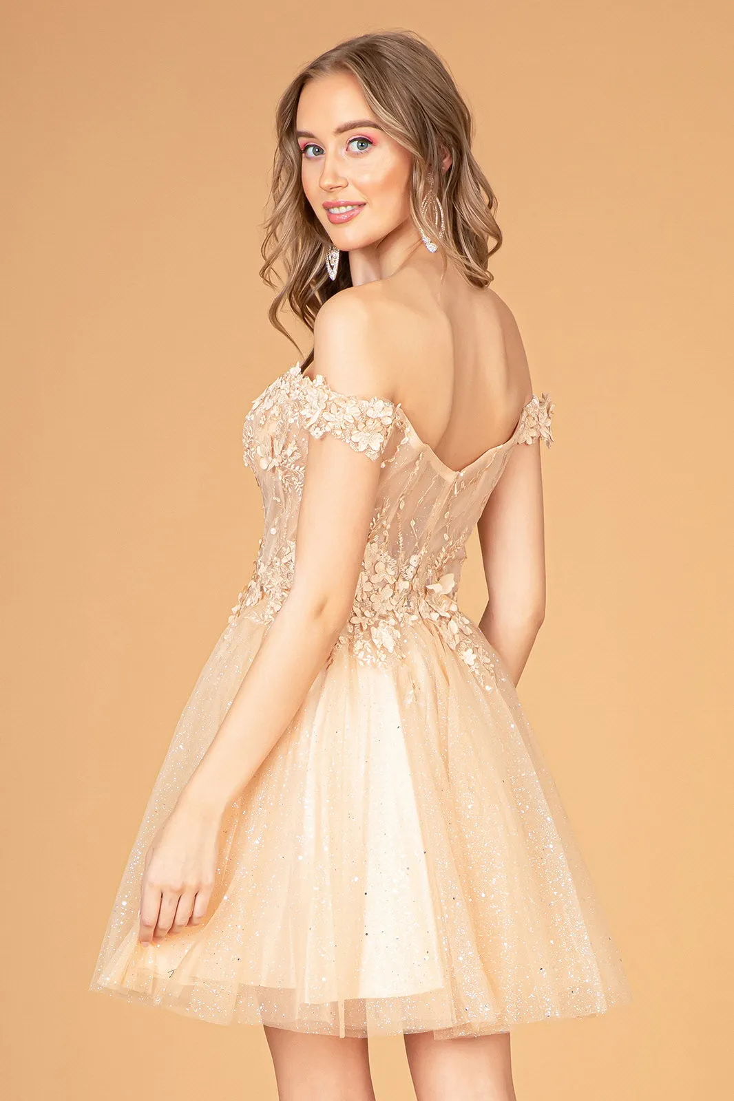 Babydoll Homecoming Short Dress