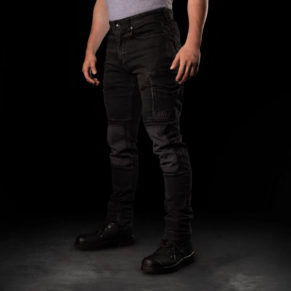 BAD ATTITUDE SLIM FIT DENIM WORK JEANS