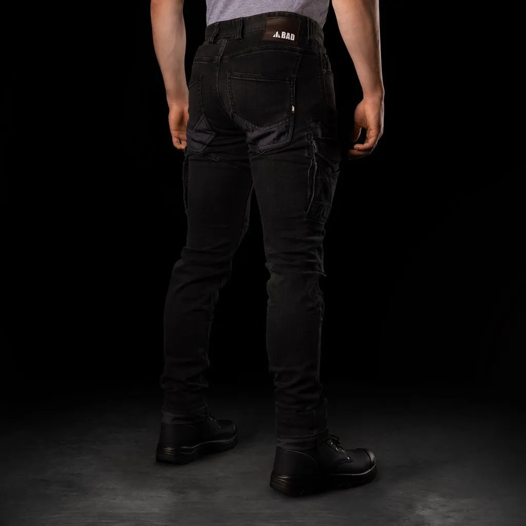 BAD ATTITUDE SLIM FIT DENIM WORK JEANS