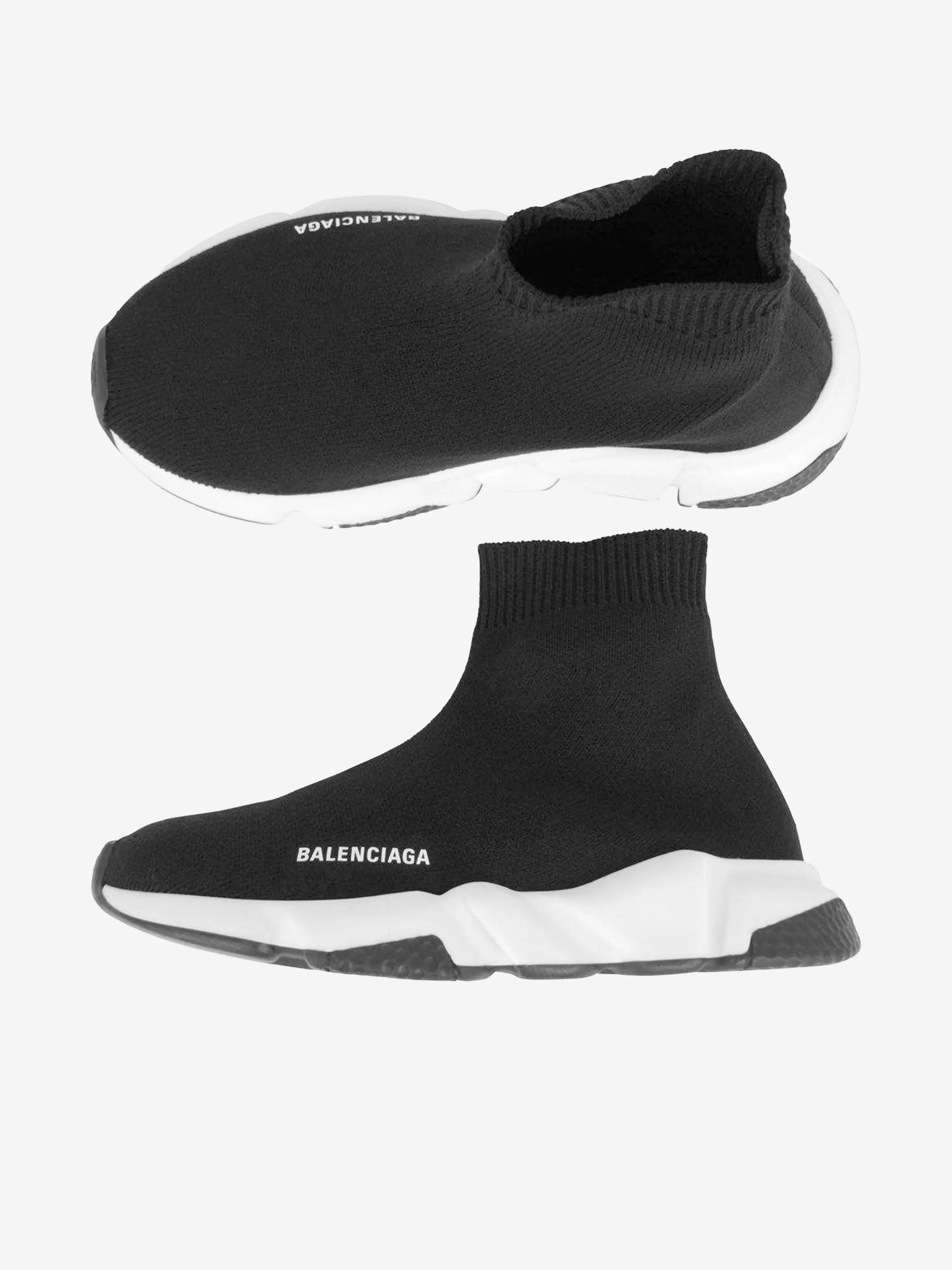 Balenciaga Logo Print Speed Trainers