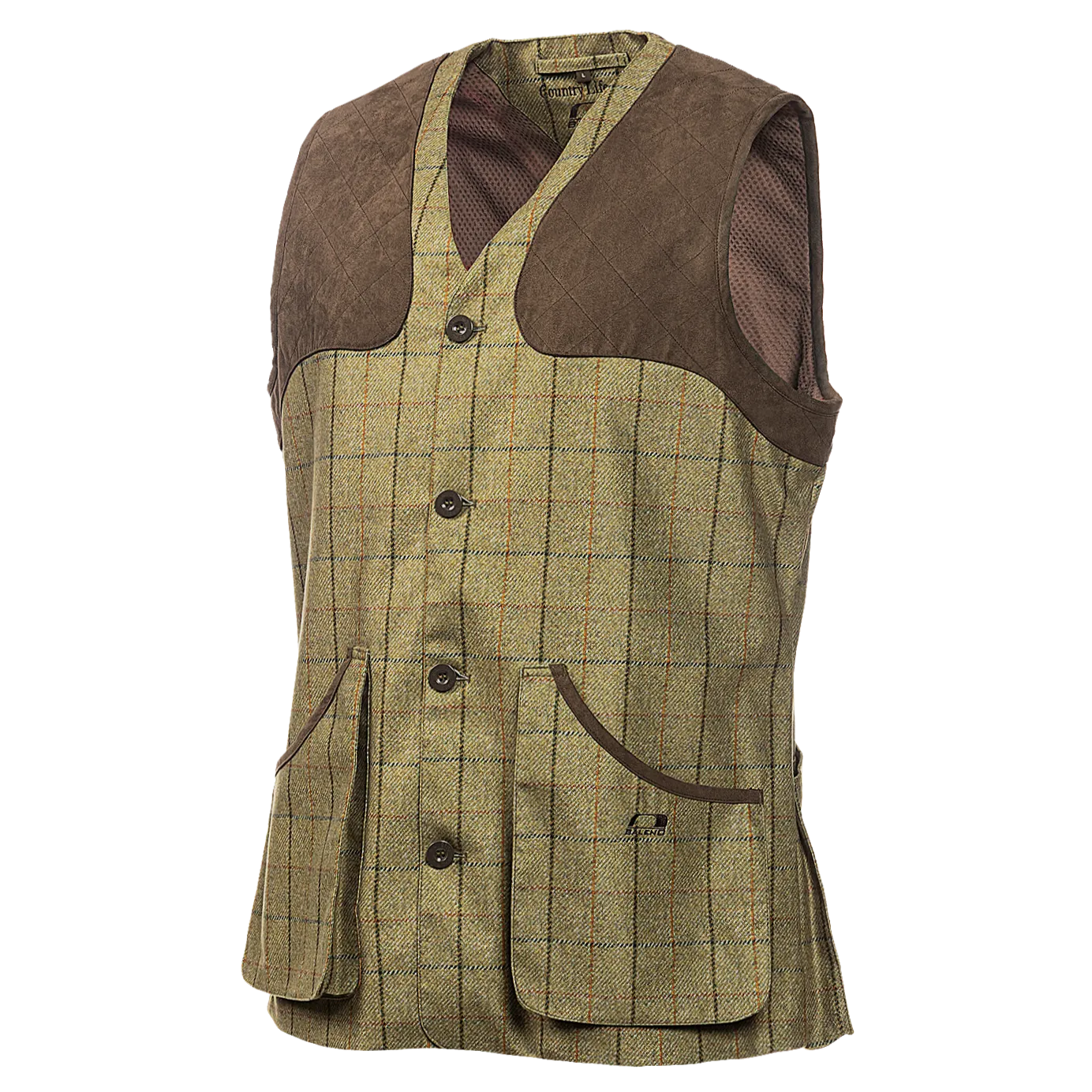 Baleno Milton Mens Tweed Shooting Vest