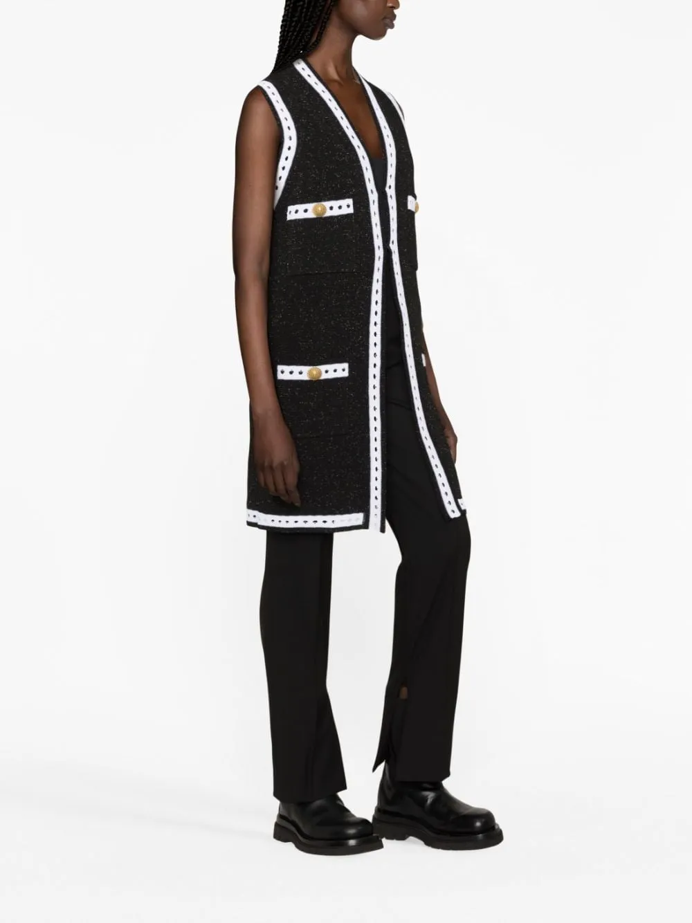 Balmain Paris    Balmain Paris Long Vest