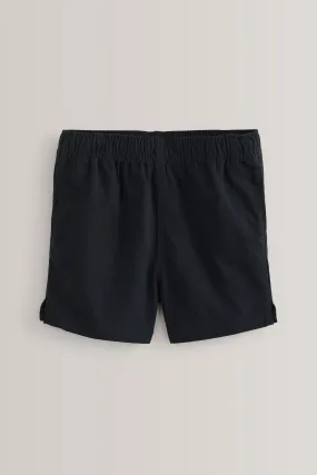 Black Rugby Sports Shorts (3-16yrs)
