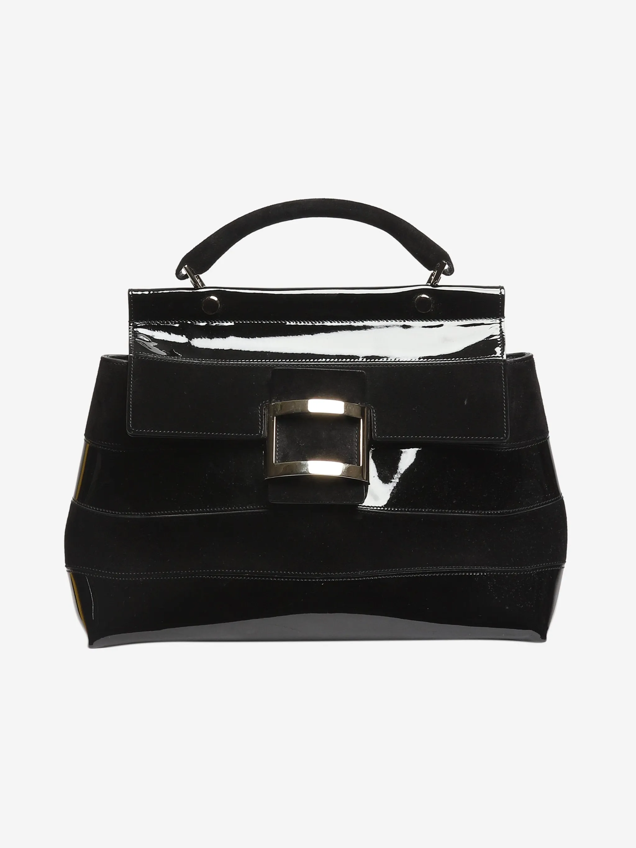   Black Viv' Cabas striped shoulder bag