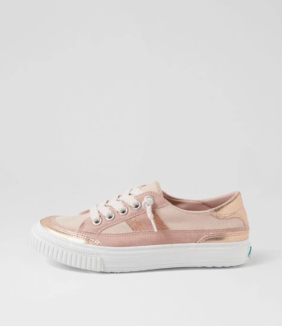 BLOWFISH Alex Rose Gold Multi Sneakers