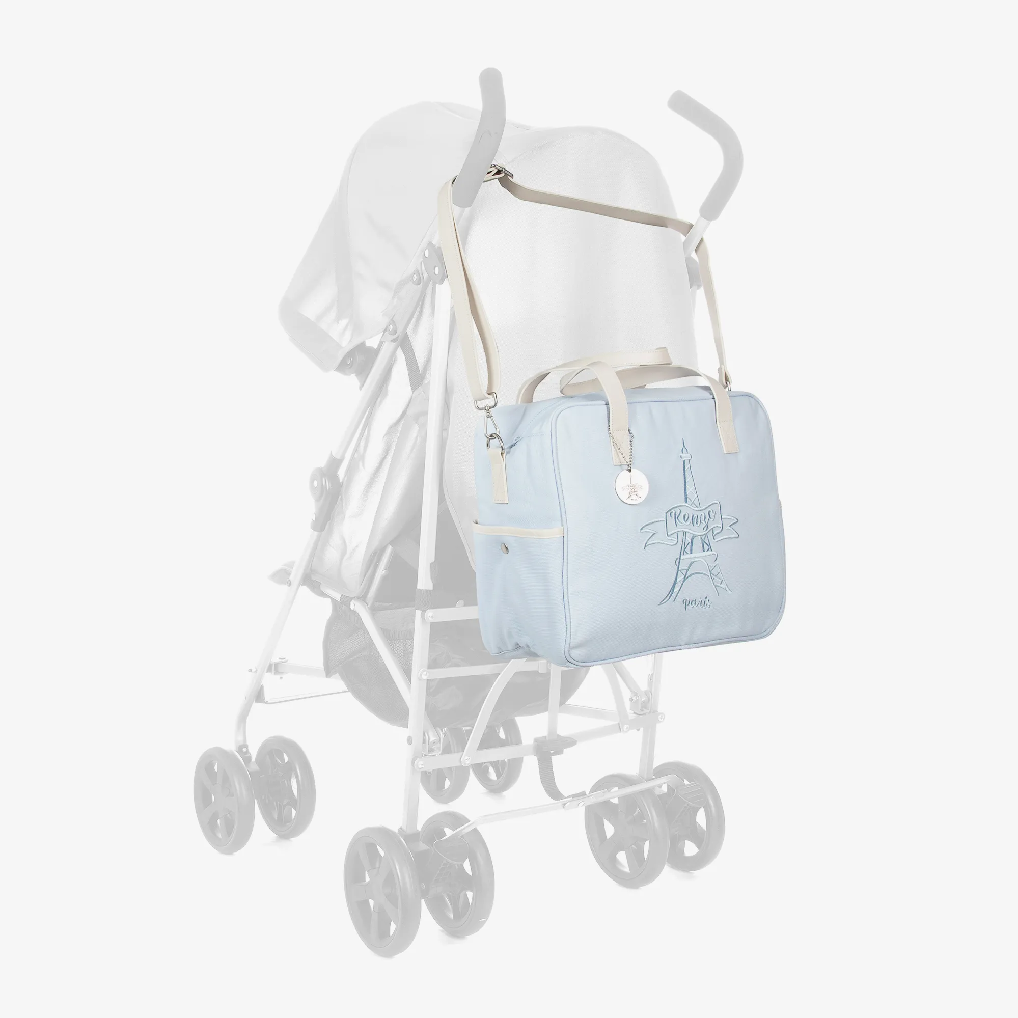 Blue Eiffel Tower Changing Bag (34cm)