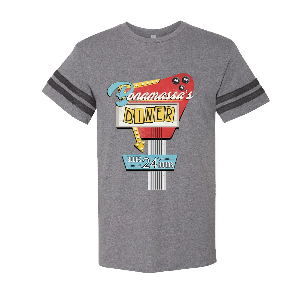 Bonamassa's Diner Football T-Shirt (Men)