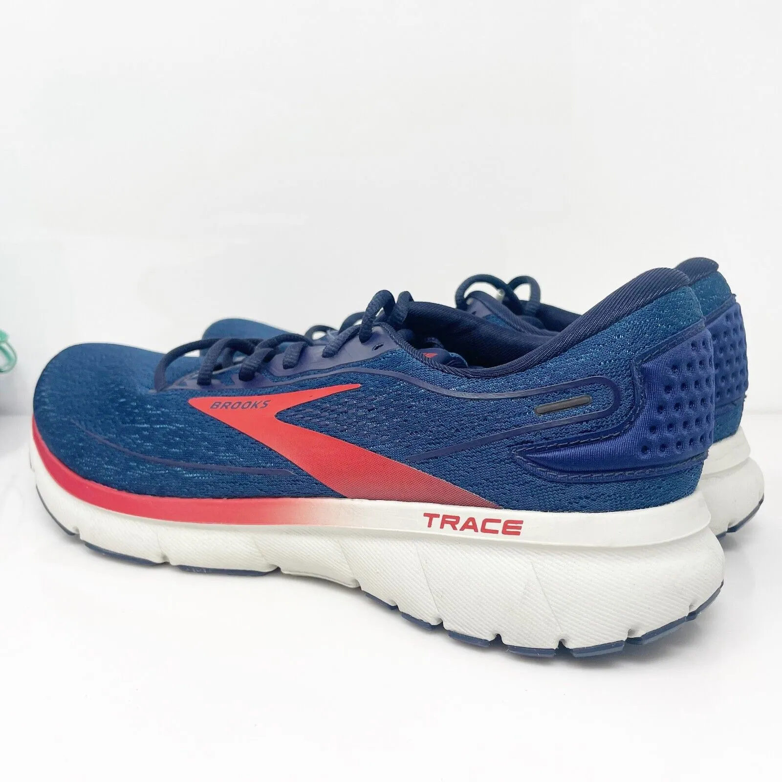 Brooks Mens Trace 2 1103881D420 Blue Running Shoes Sneakers Size 11 D