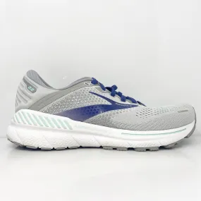 Brooks Womens Adrenaline GTS 22 1203531D045 Gray Running Shoes Sneakers Size 9 D