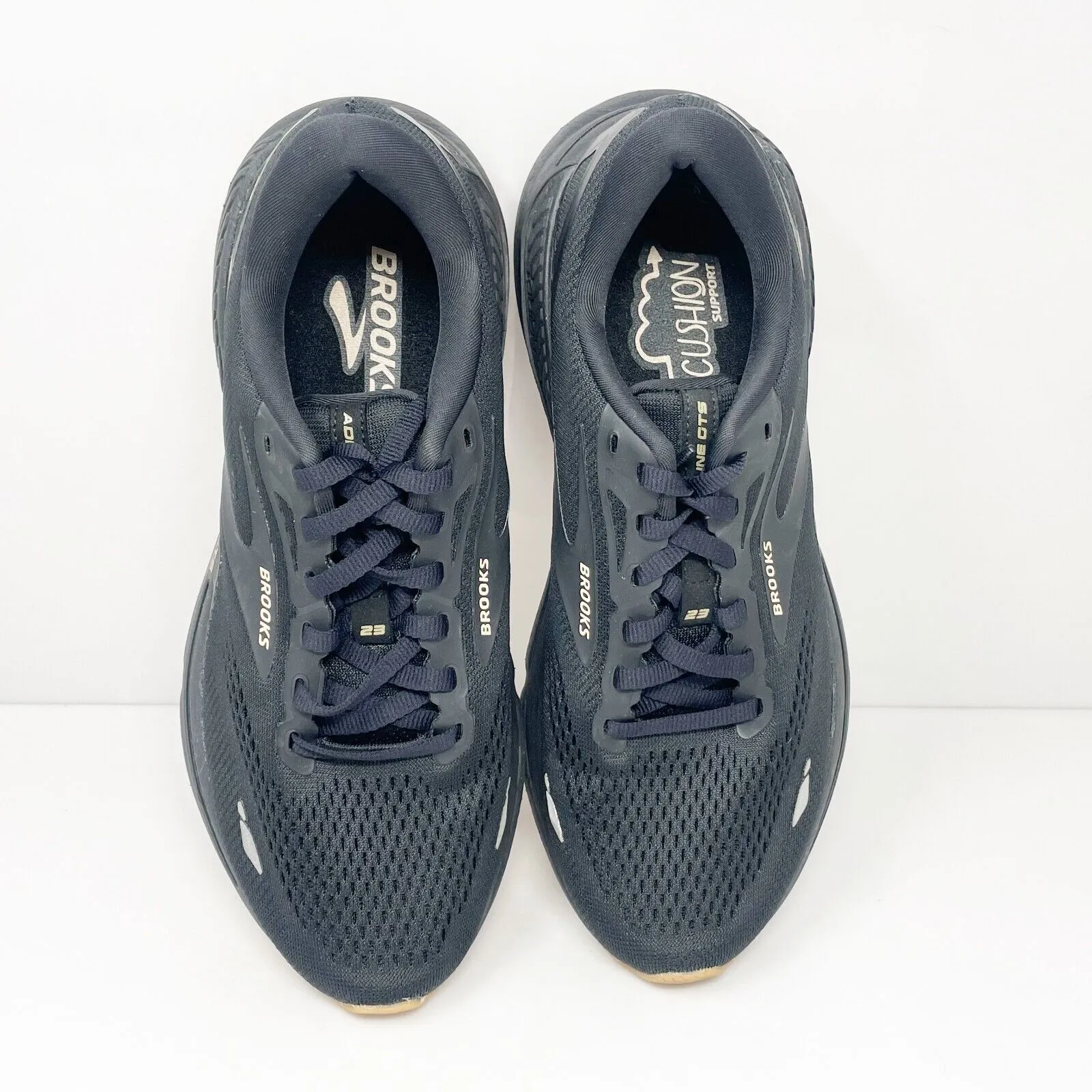 Brooks Womens Adrenaline GTS 23 1203811B056 Black Running Shoes Sneakers 10.5 B