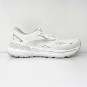 Brooks Womens Adrenaline GTS 23 1203811D104 White Running Shoes Sneakers 7.5 D