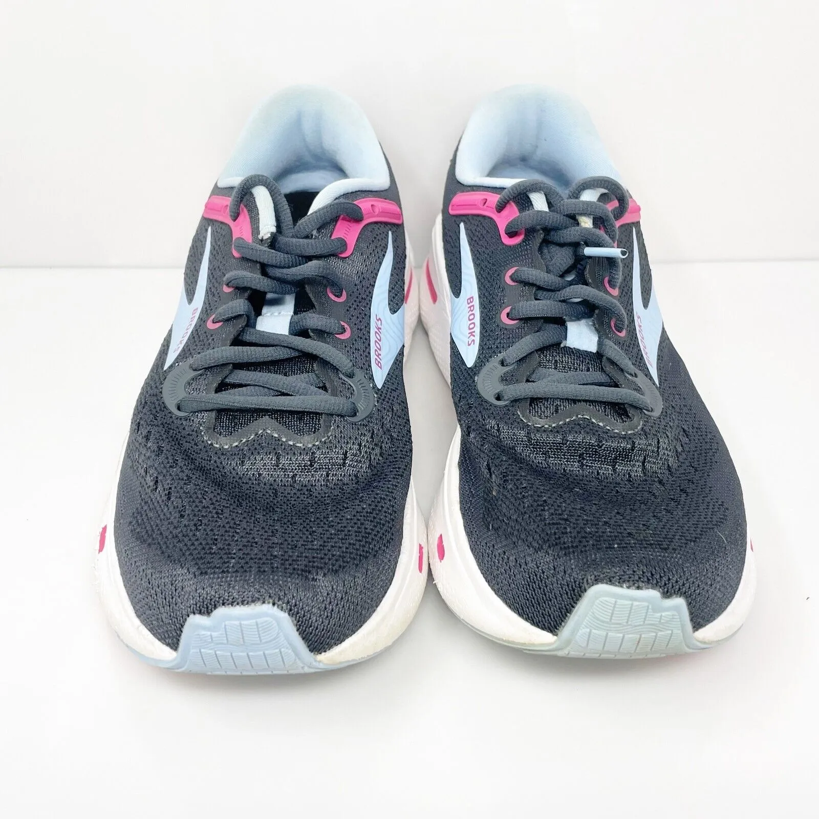 Brooks Womens Ghost Max 1203951B082 Black Running Shoes Sneakers Size 8.5 B