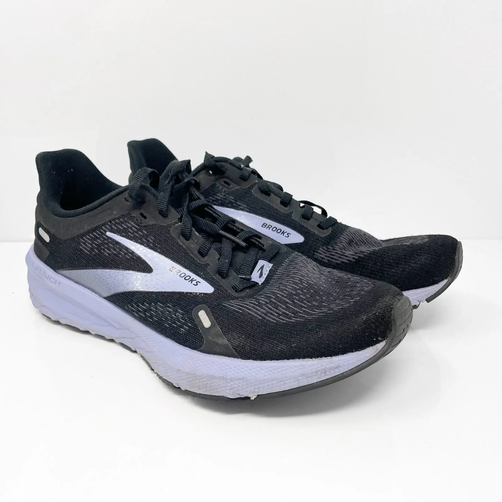 Brooks Womens Launch 9 1203731B060 Black Running Shoes Sneakers Size 8.5 B