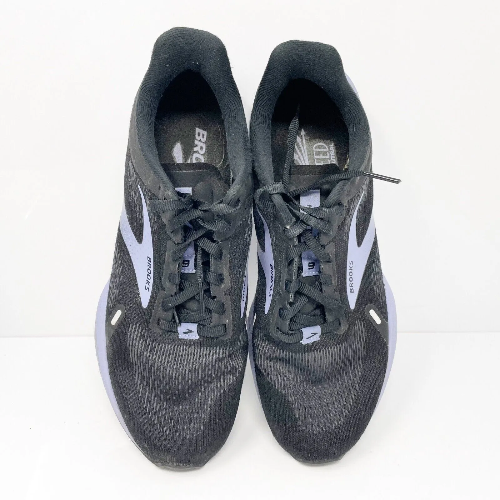 Brooks Womens Launch 9 1203731B060 Black Running Shoes Sneakers Size 8.5 B