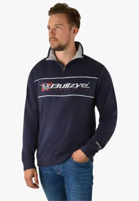 Bullzye Mens Logo 1/4 Zip Pullover
