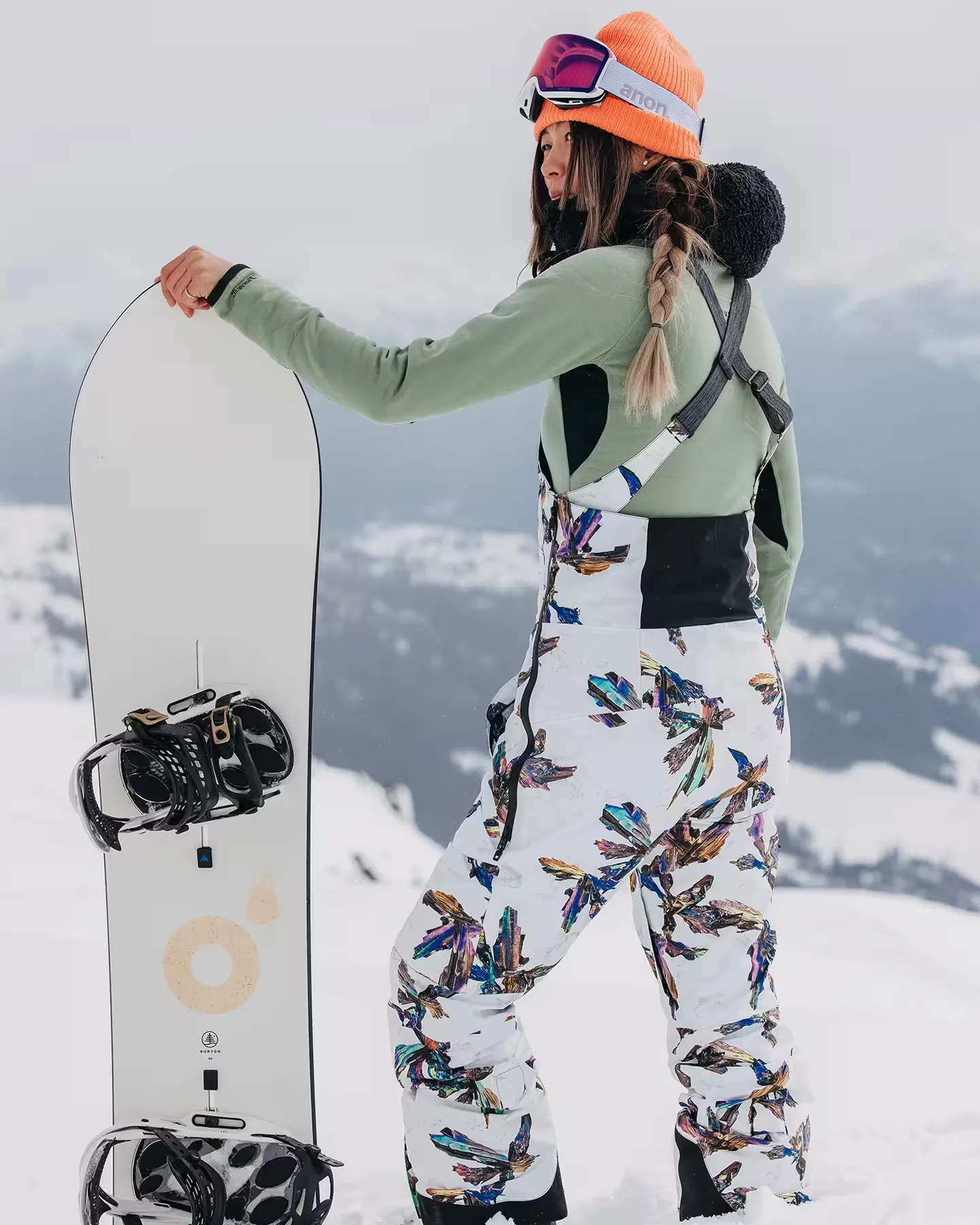 Burton Women's [ak]® Kimmy Gore-Tex 2L Bib Snow Pants - Stout White Cr