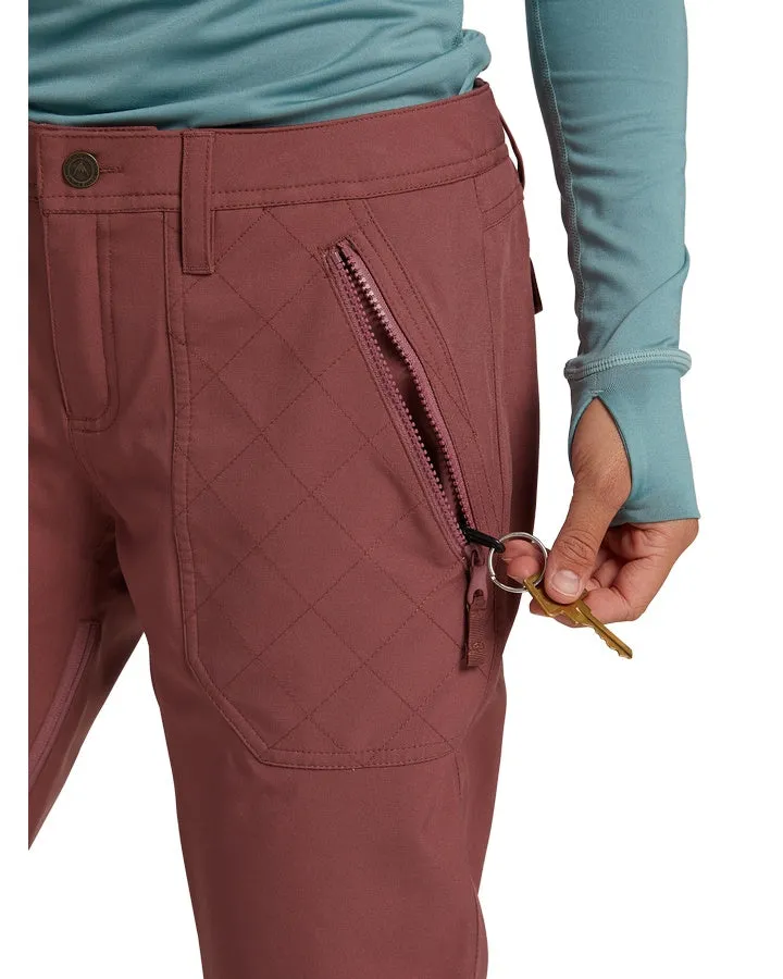 Burton Womens Vida Pant - Rose Brown - 2021 (L)