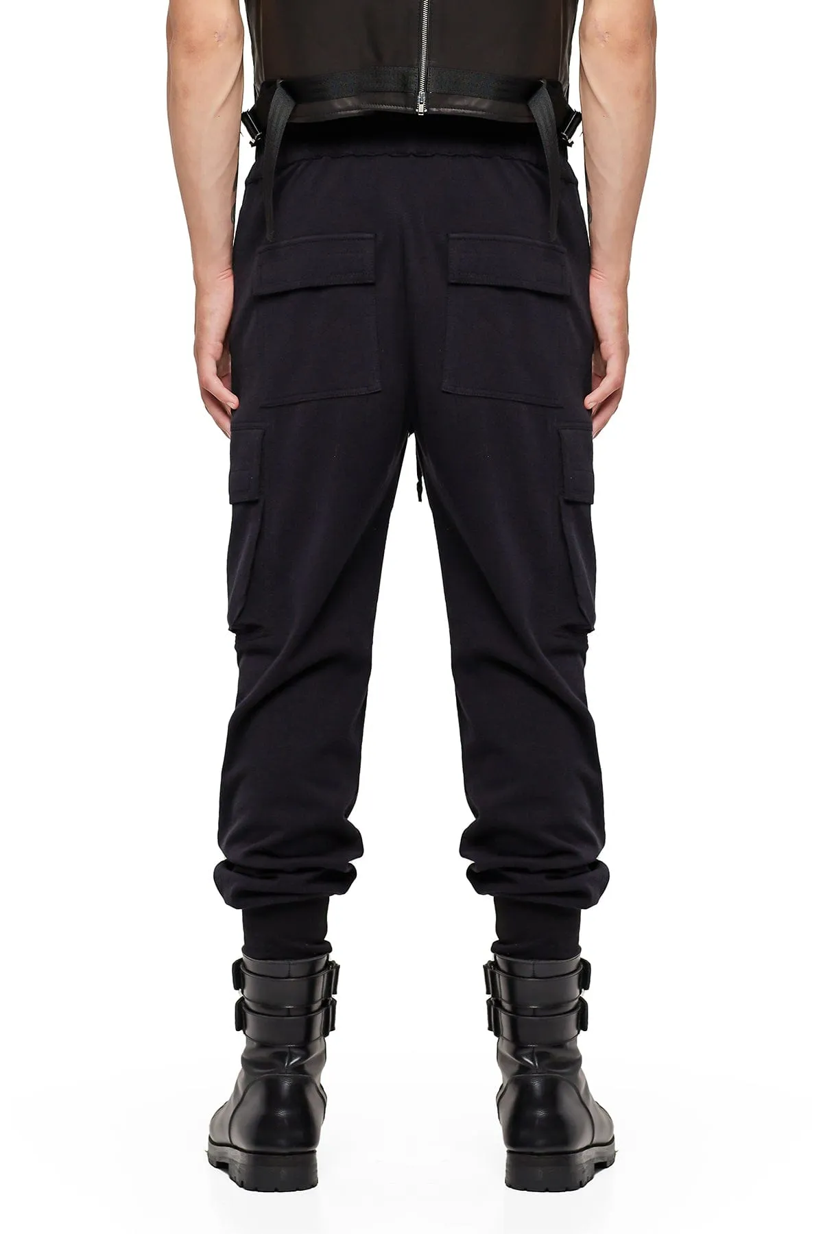 CARGO LOUNGE PANTS IN BLACK